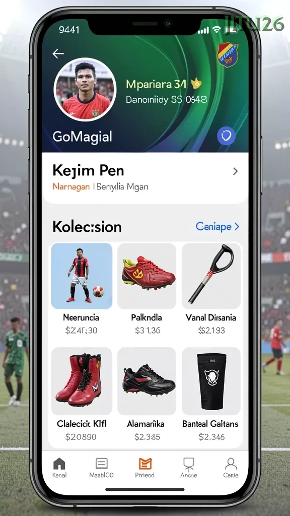 Cuplikan layar 988BET — aktivitas